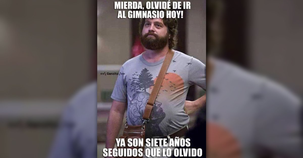 Si te cuesta ir al gym pero lo intentas No estás solo Estos memes