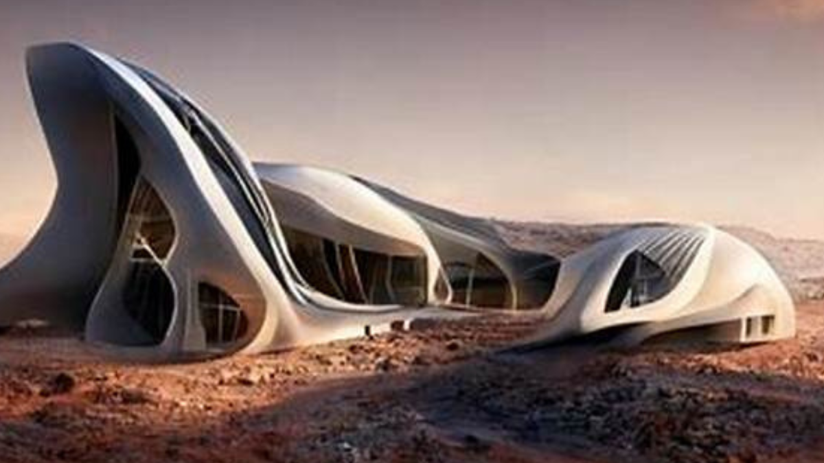 La NASA apuesta a la construcción en la Luna de casas espaciales “impresas” con tecnología 3D. Foto (Pinterest)