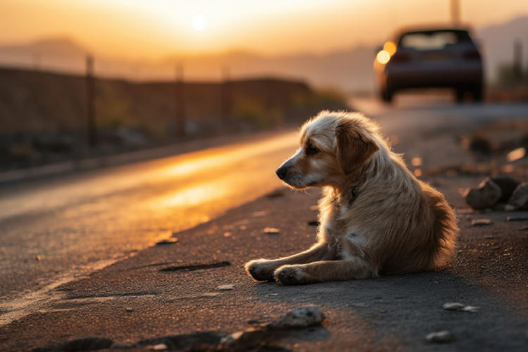 perro abandonado AdobeStock_618639610