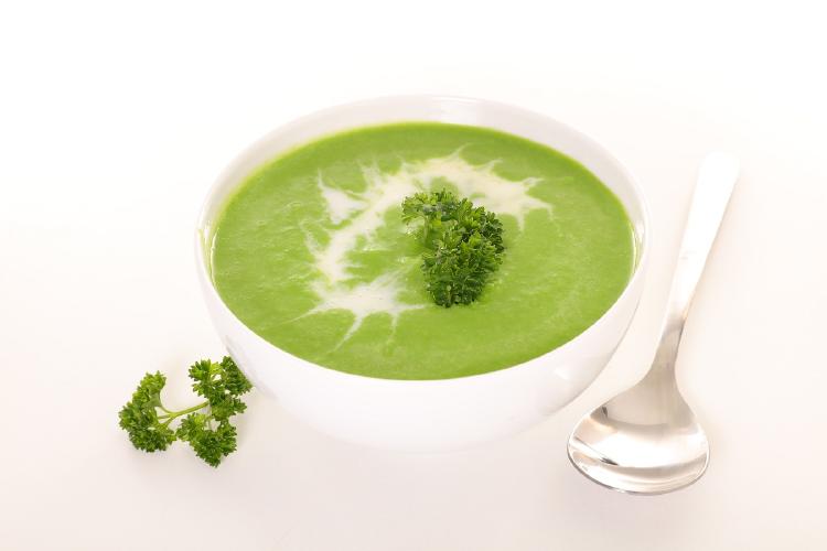 Gaspacho verde Té verde