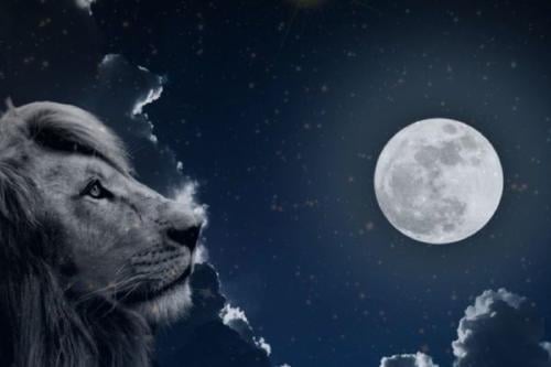 Luna llena en Leo Imagen: Pinterest