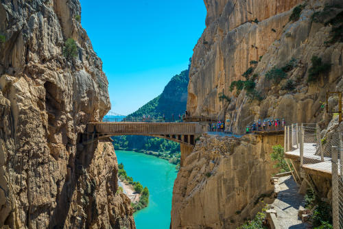La extraordinaria senda del Caminito del Rey de Málaga