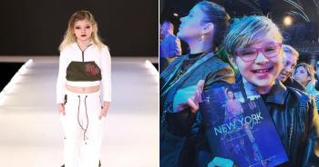 Niña trans que desfila en NY Niña trans que desfila en NY