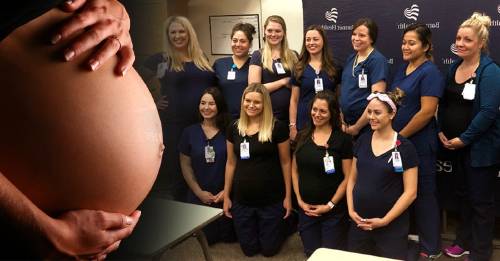 ¿Es contagioso? 16 enfermeras de un mismo hospital quedan embarazadas al mismo tiempo