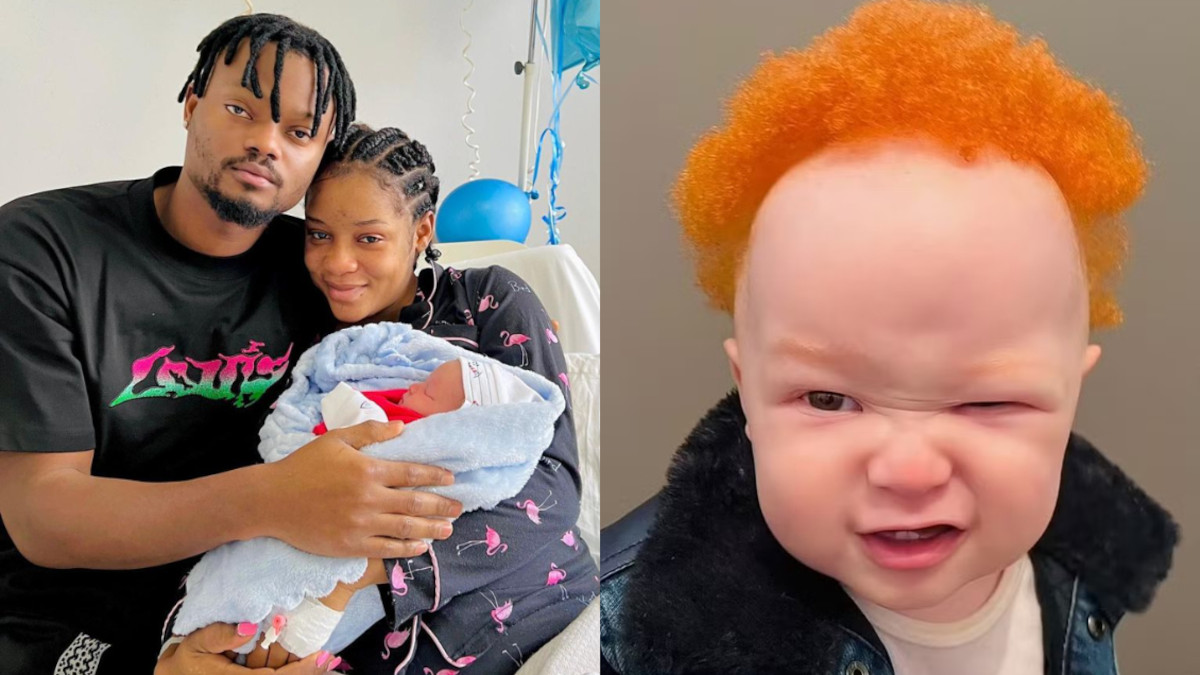 bebé albino pelirrojo2 bebé albino pelirrojo2