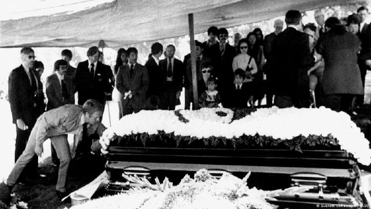 Bruce Lee funeral 1973