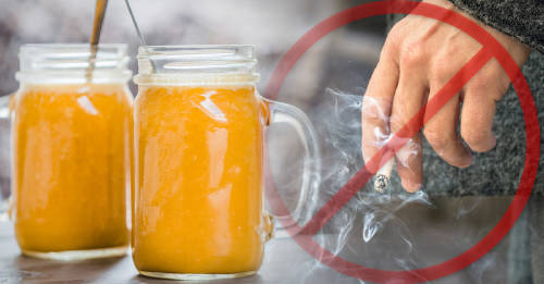 5 sencillas bebidas que te ayudarán a dejar de fumar