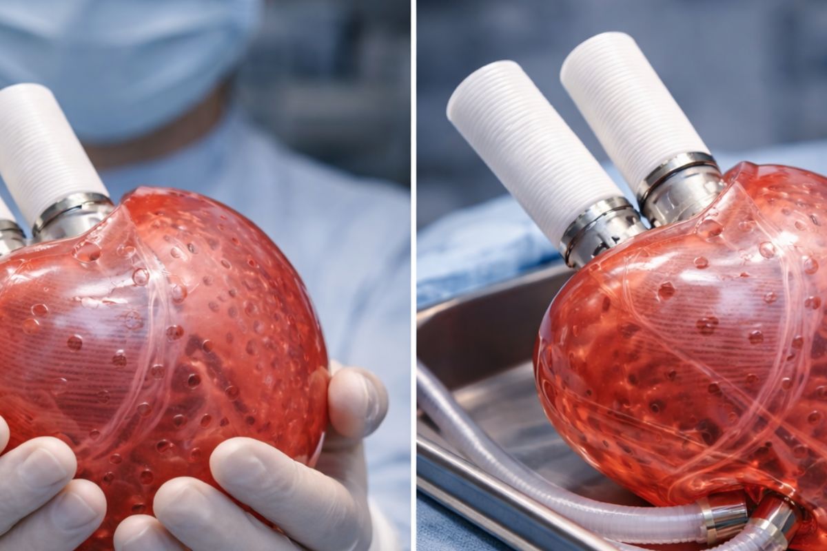 La bioingeniería logra un nuevo hito con un corazón artificial que imita el latido natural y podría cambiar el futuro de los trasplantes. (Imagen: IA)