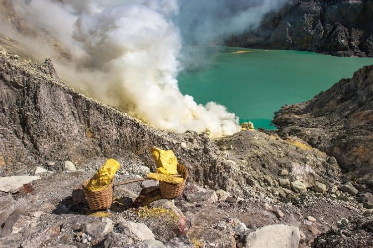 volcán Kawah Ijen