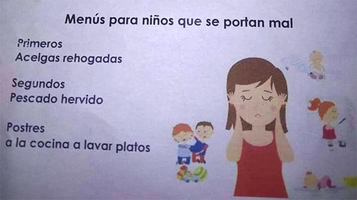 menu portarse mal Twitter @soycamarero menu portarse mal Twitter @soycamarero