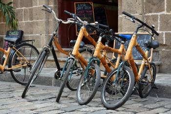 Bicicleta de bambú