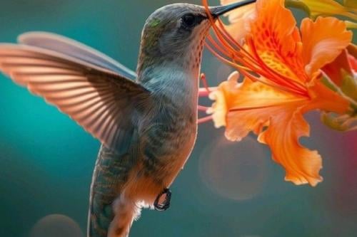 picaflor A pesar de su tamaño diminuto, los colibríes son símbolo de sabiduría y buenos deseos en la mitología maya. Foto / Pinterest
