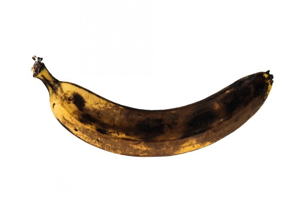 plátanos extremadamente maduros