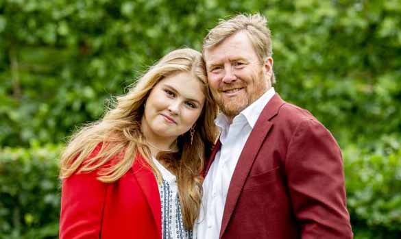 princesa amalia y el rey de holanda princesa amalia y el rey de holanda