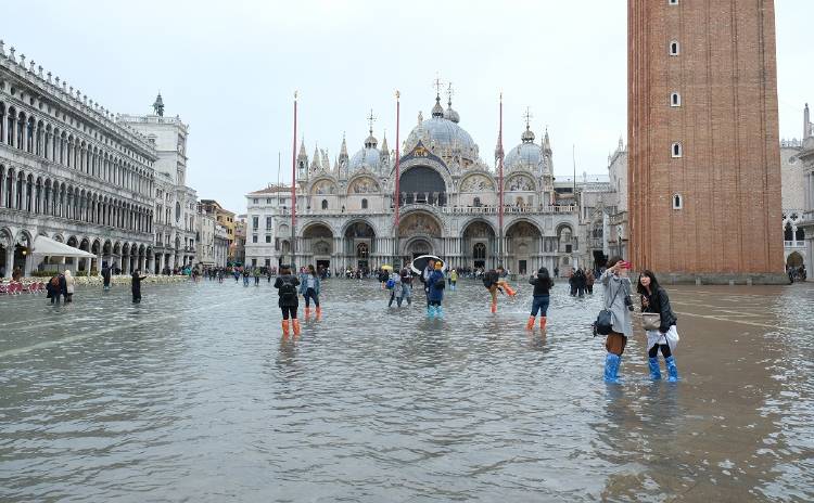 venecia Inundación en noviembre