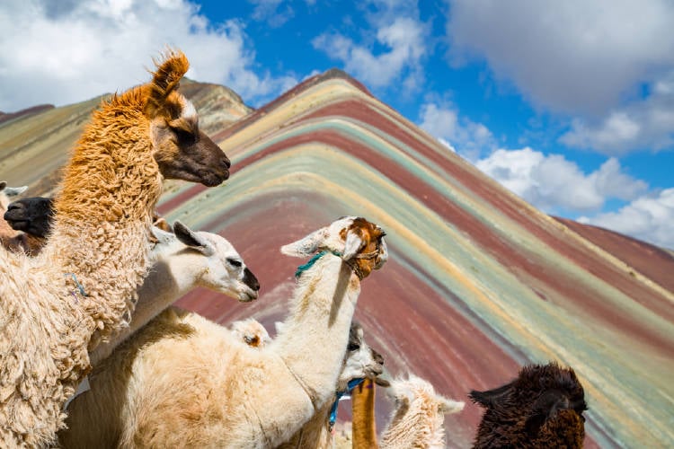 montaña siete colores vinicunca arcoiris peru