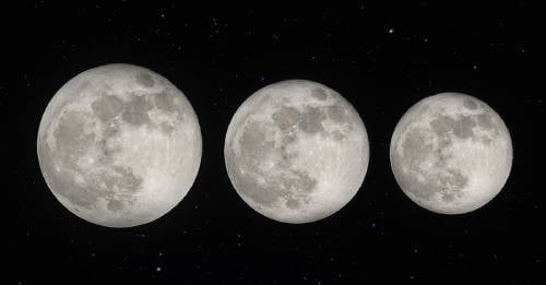 Por qué la luna se está encogiendo