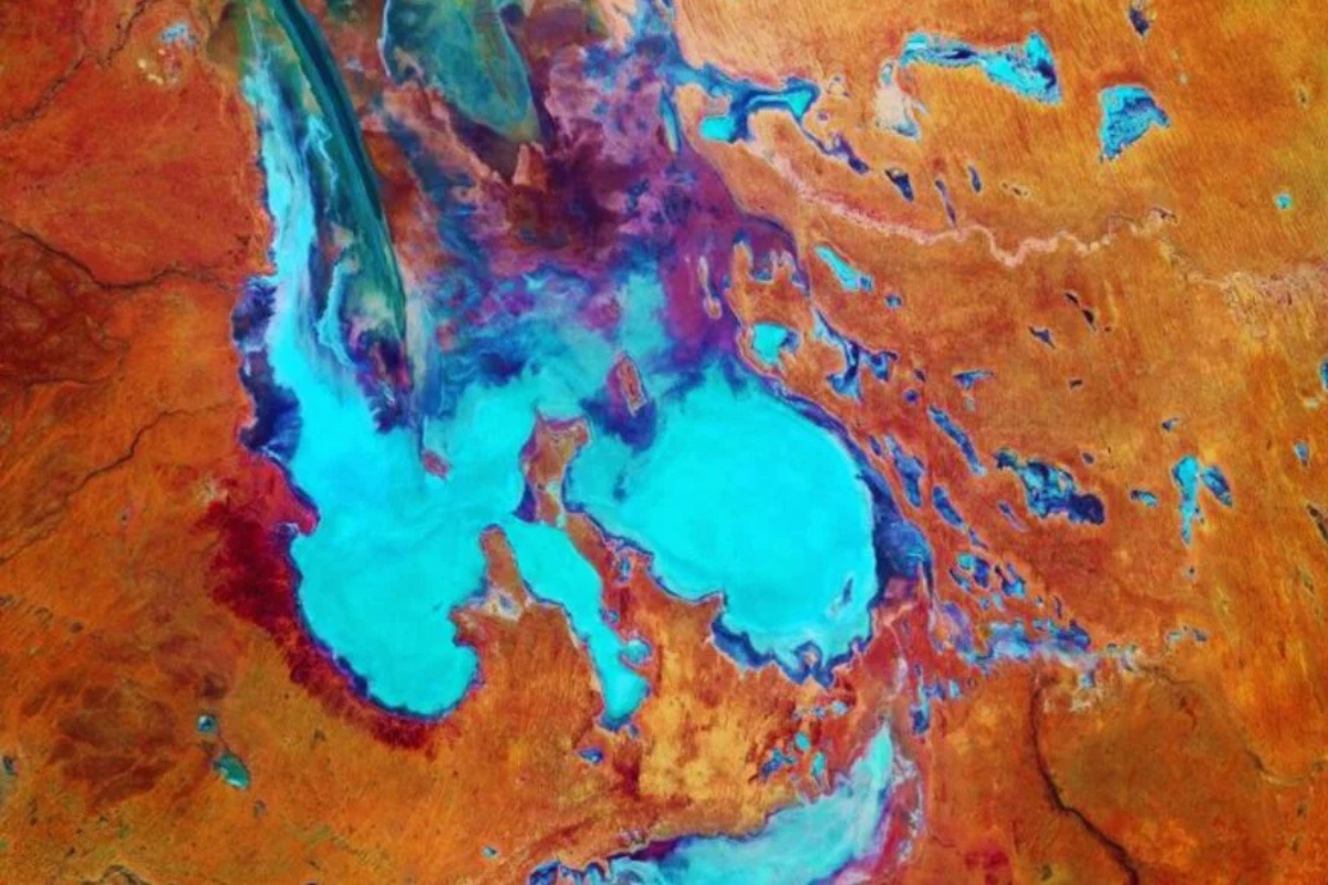 © Equipo Landsat del Centro de Vuelo Espacial Goddard y los equipos australianos de la estación terrestre receptora.