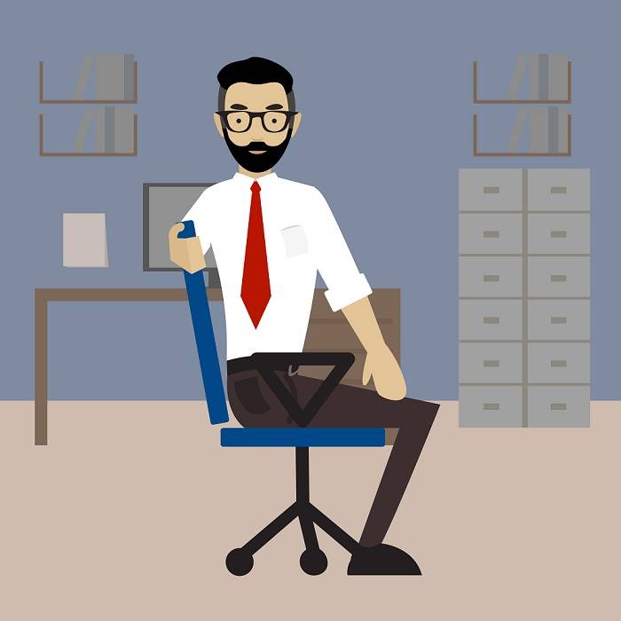 estiramiento oficina hombre estiramiento oficina