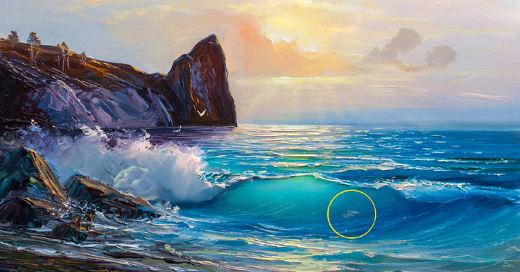 Test pintura delfines Test pintura delfines