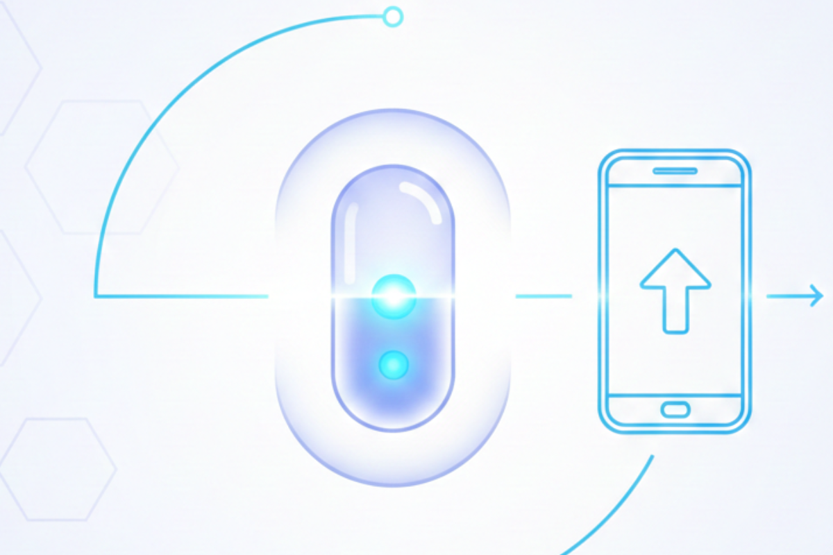 Biodegradable y digital: así es la cápsula que vigila tus pastillas (Imagen: IA)