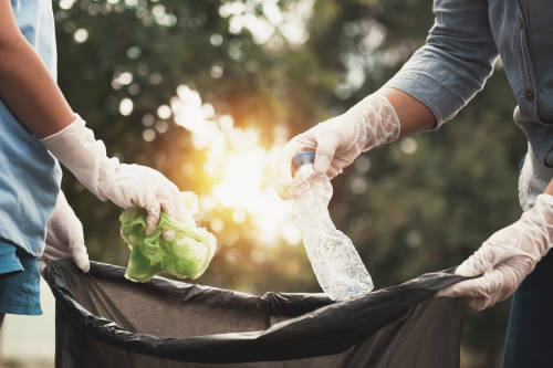 recoger basura reciclar reducir reutilizar reciclar