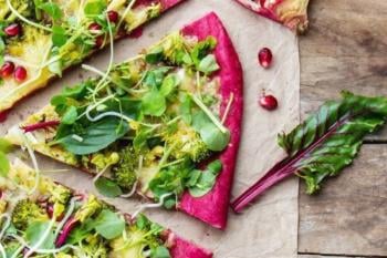 pizza remolacha Imagen: Pinterest