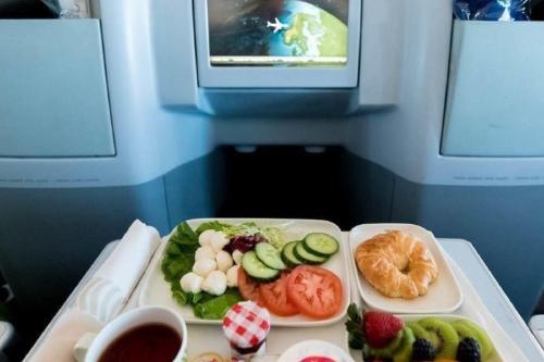 comida en avion Imagen: Pinterest