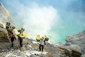 volcán Kawah Ijen