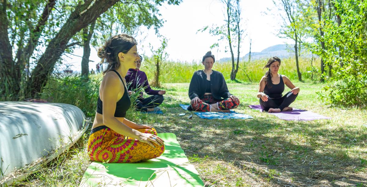 meditación en grupo