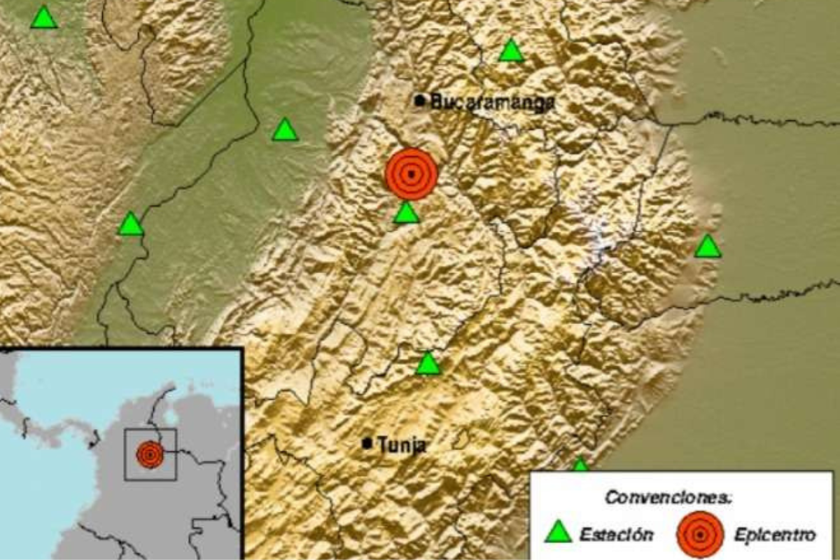 El sismo fue también reportado por varias estaciones internacionales que lo registraron en las primeras horas del día, lo que refleja su magnitud y la extensión del fenómeno. (Captura de pantalla © Servicio Geológico Colombiano)