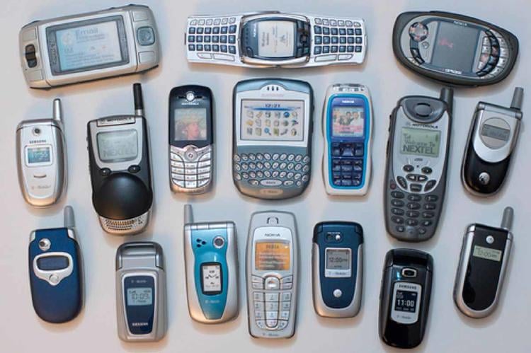 celulares viejos panorama