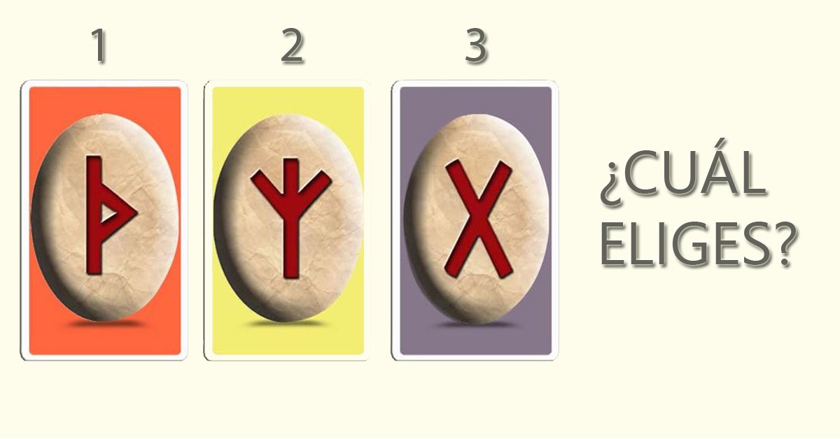 Escoge la runa 1, 2 o 3: El oráculo nórdico tiene la respuesta a lo que siente tu alma Escoge la runa 1, 2 o 3: El oráculo nórdico tiene la respuesta a lo que siente tu alma