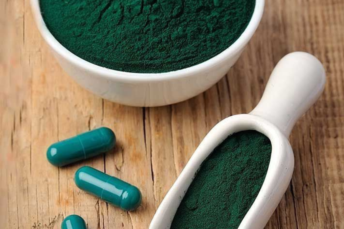 Muchos polvos verdes incluyen vitaminas como la A, D, E y K. A (Imagen: Pinterest)