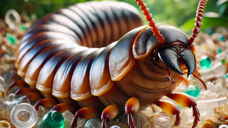 larva escarabajo Las larvas pertenecen al género Alphitobius y a la familia Tenebrionidae, que incluye escarabajos comúnmente conocidos como gusanos de la harina.