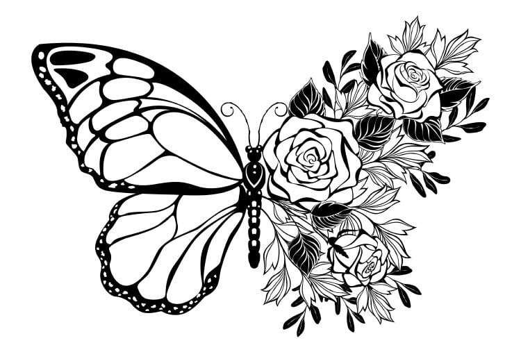 mariposas en tatuajes