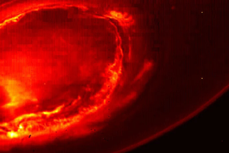 jupiter Aurora austral de Júpiter (Foto: Wired.com)