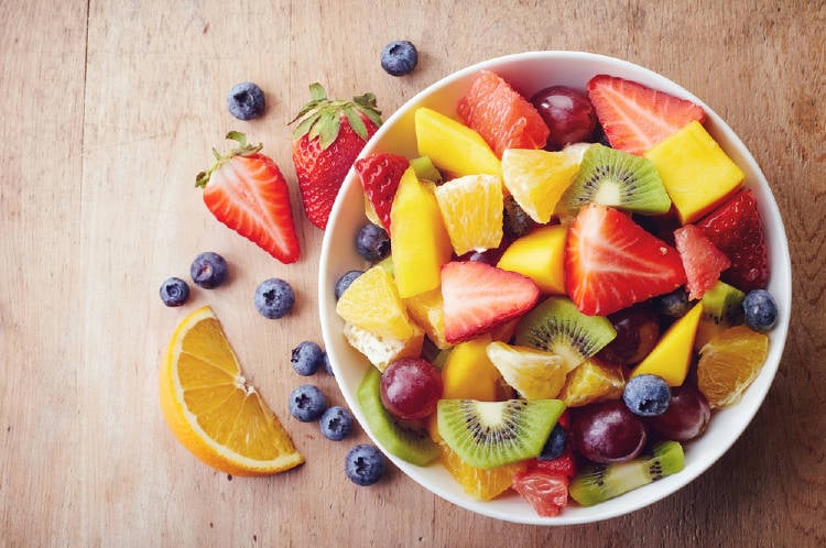 bowl de frutas