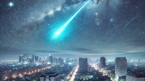 meteorito En Uruguay cayó un meteorito e ilumino la noche (Foto: IA)
