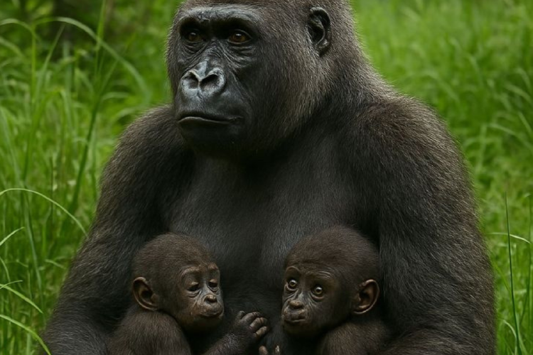 hembras gorilas Para comprender cómo las hembras logran dominar en su sociedad, los científicos recopilaron datos durante tres décadas en el Congo. (Foto: Pinterest)