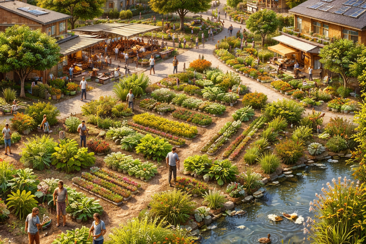 Los barrios agroecológicos brasileños demuestran que es posible reconciliar urbanismo y naturaleza. (Imagen: IA)