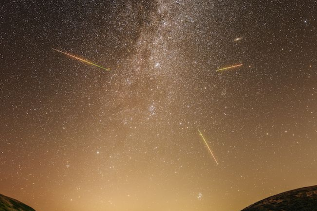 liridas Líridas 2025: el cielo de abril se enciende con estrellas fugaces. (Foto: Pinterest)