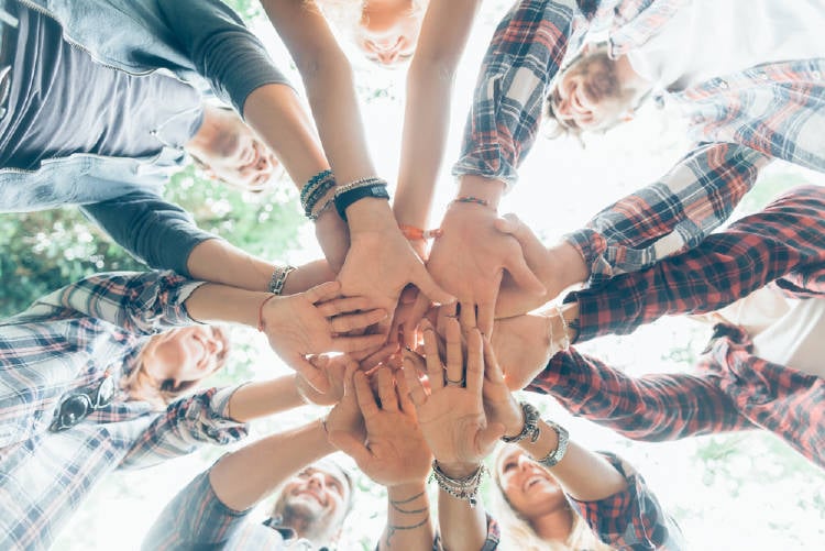 Personas unidas por el cambio eco ciudadano