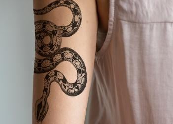 significado de tatuaje de serpiente