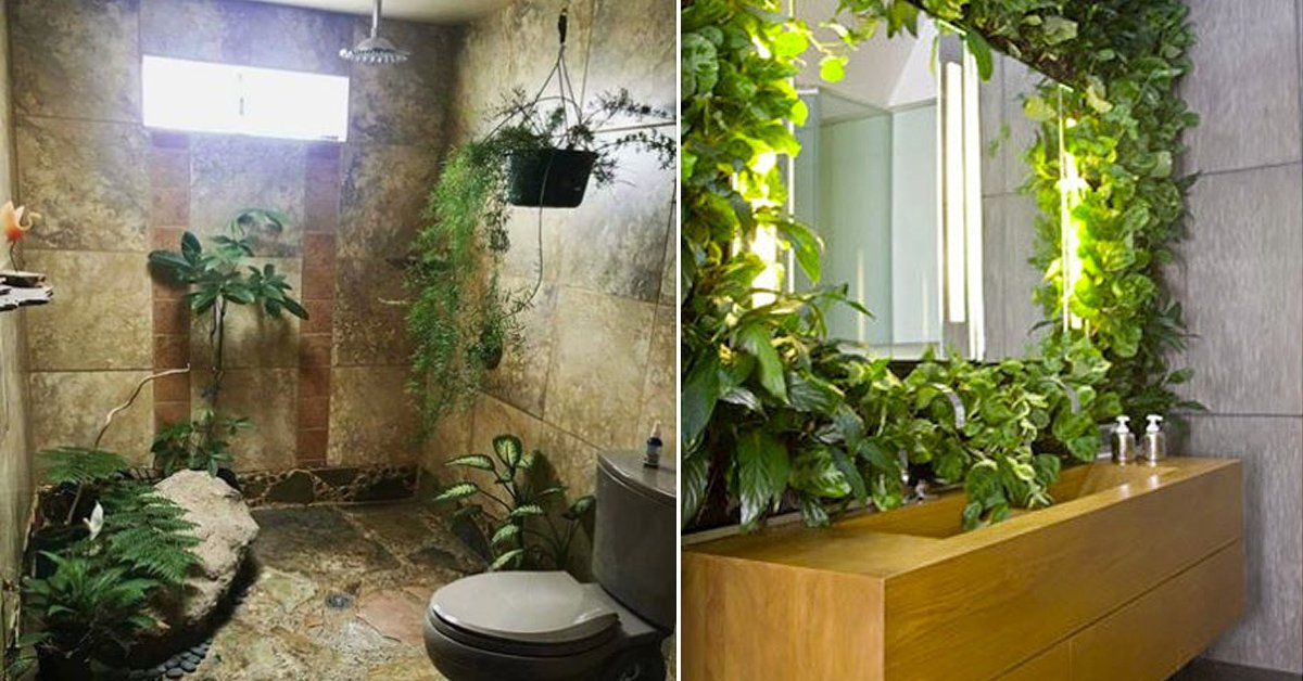 ¿Cómo diseñar un jardín en el baño? ¡8 ideas fabulosas ...
