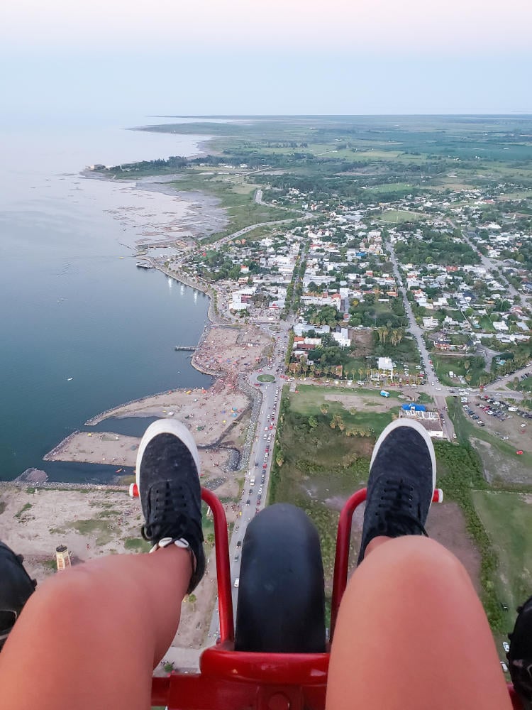 vista desde el paramotor - Maru Coppari