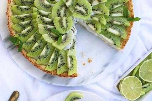 cheesecake kiwi Imagen: Pinterest
