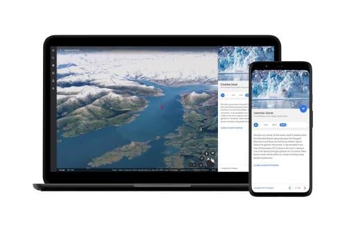 Esta nueva herramienta de Google Earth muestra décadas de cambio climático en segundos