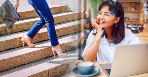 mujeres japonesas campaña trabajo tacones mujeres japonesas campaña trabajo tacones