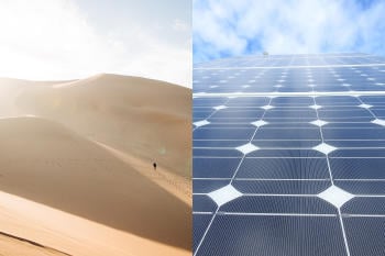 energia solar desierto